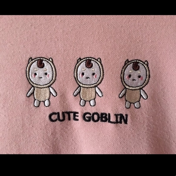 Cute pink Korean/Asian style sweater/sweatshirt - Picture 5 of 6